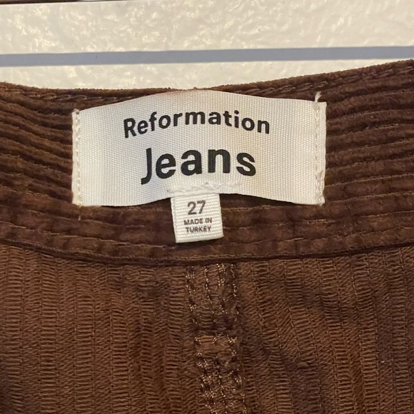 REFORMATION | Brown Corduroy Pants - Picture 5 of 6
